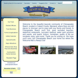Chesapeake Beach, Maryland Website